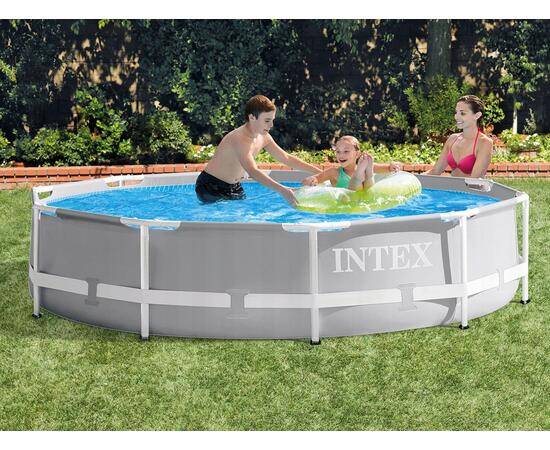 26702 Каркасный бассейн круглый Intex Prism Frame Pool 305х76, фильтр-насос, фото , изображение 2