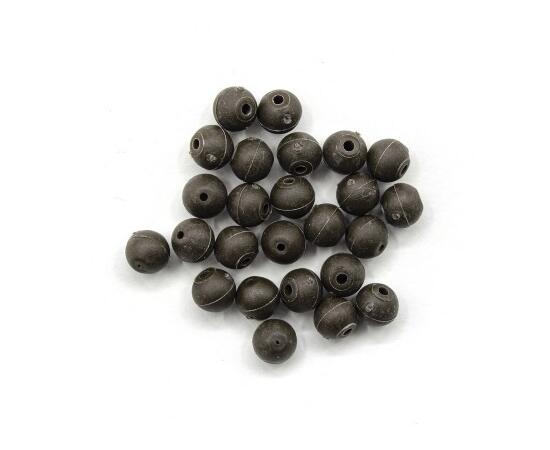 Бусина резиновая KORDA Rubber Bead Brown 4мм, Размер: 4 мм, фото , изображение 2