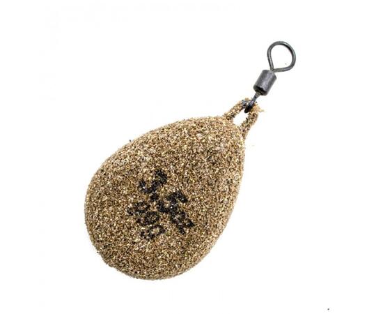 Грузило KORDA Textured Flat Pear Swivel 3,5oz 98гр, фото 