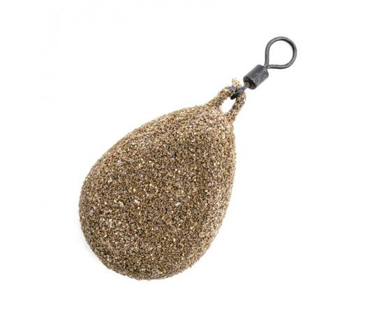 Грузило KORDA Textured Flat Pear Swivel 3,5oz 98гр, фото , изображение 2