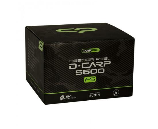 Катушка карповая CARP PRO D-Carp 5500 FS, Размер: 5500, Вес: 568 г, фото , изображение 7