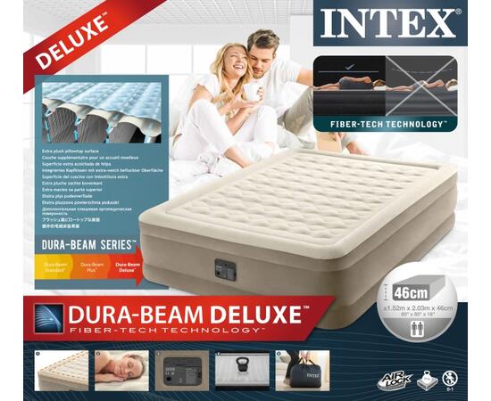 64428 Надувная кровать Ultra Plush 152х203х46 см, фото , изображение 4