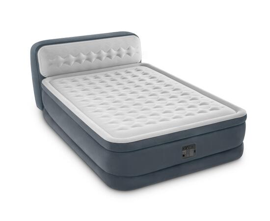 64448 Надувная кровать Ultra Plush, 152 х 236 х 46 см, с встроенным насосом 220-240V, фото 