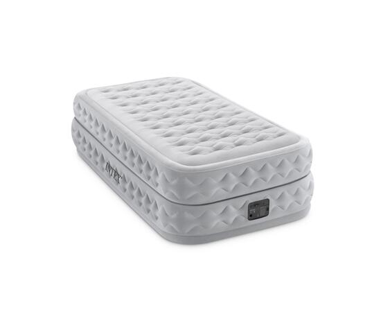 64488 Надувная кровать Supreme Air-flow Bed 99х191х51см, встроенный насос 220V, фото 