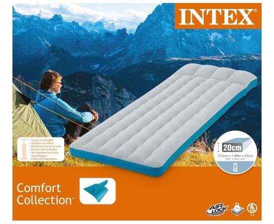 67998 Надувной матрас Camping Mat 72Х189Х20см, фото , изображение 4