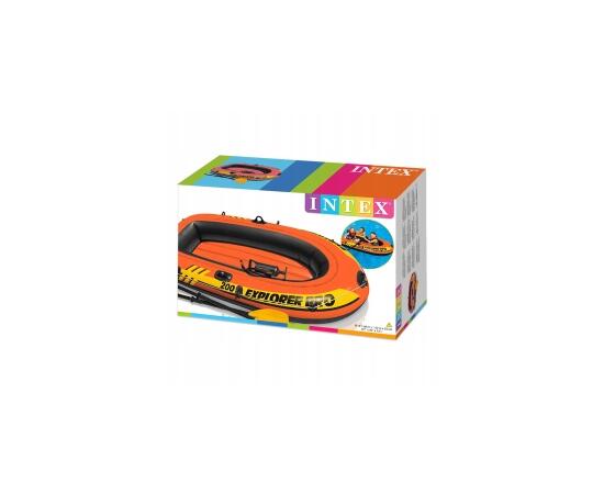 58357 Лодка Explorer Pro 200, 102 х 196 х 33 см, 2 местая, вёсла, насос, от 6 лет, до 120 кг, фото , изображение 3