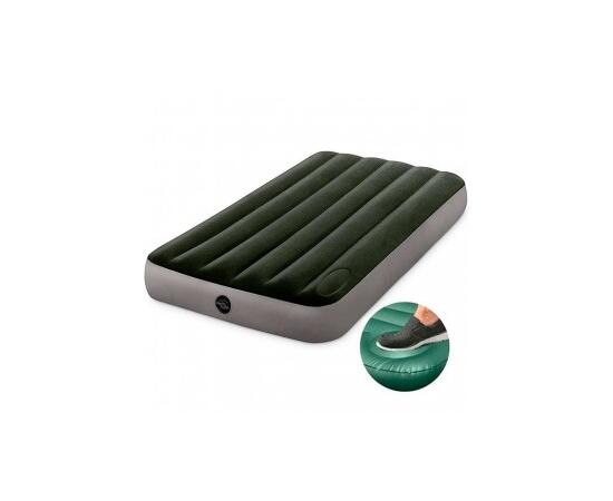 64760 Надувной матрас Downy Airbed, 76х191х25см, со встроенным ножным насосом, фото 