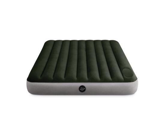 64763 Надувной матрас Downy Airbed, 152х203х25см, со встроенным ножным насосом, фото 