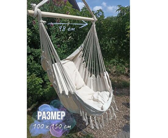 Гамак из хлопка с кисточками WAHOO YF66041, фото , изображение 5