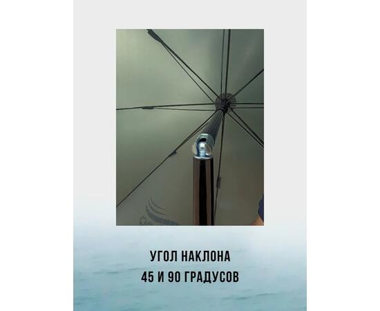 Рыболовный зонт WAHOO с шалью на 6 секторов с двумя окошками (спица 3.8мм), фото , изображение 6