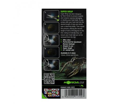 Защитная пленка для бойлов KORDA Super Wrap 22mm, Цвет: прозрачный, Размер: 22 мм, фото , изображение 2