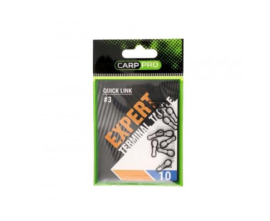 Застежка быстросъемная CARP PRO Quick Link №3 (10 шт), фото , изображение 2