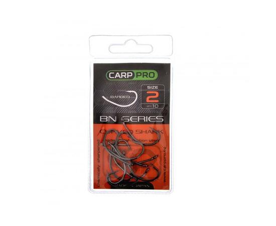 Крючки Карповые CARP PRO Black Nickel Curved Shank №8, фото 