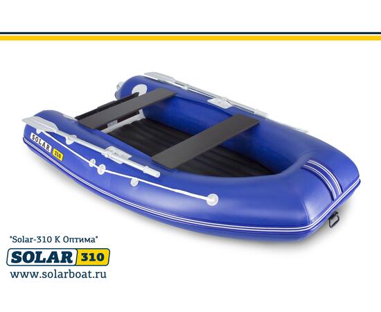 Лодка надувная моторная solar-310 к (оптима) Синий, фото , изображение 2