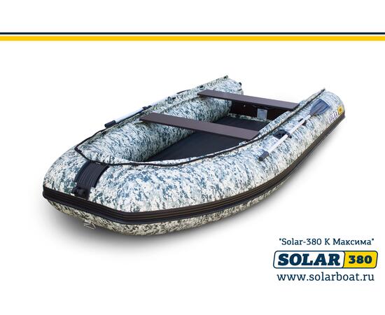 Лодка надувная моторная solar-380 к (максима) Пиксель, фото , изображение 2