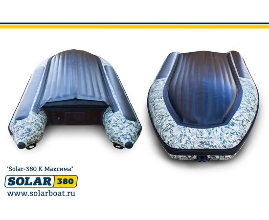 Лодка надувная моторная solar-380 к (максима) Пиксель, фото , изображение 4