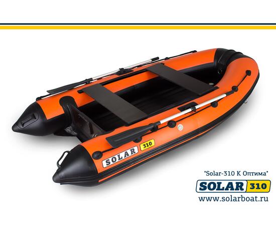Лодка надувная моторная solar-310 к (оптима) Оранжевый, фото , изображение 2