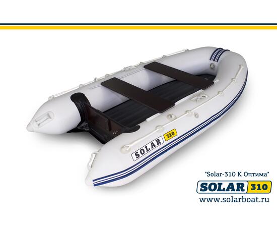 Лодка надувная моторная solar-310 к (оптима) Светло-Серый, фото , изображение 3