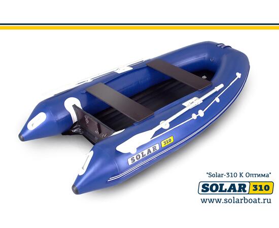 Лодка надувная моторная solar-310 к (оптима) Синий, фото , изображение 3