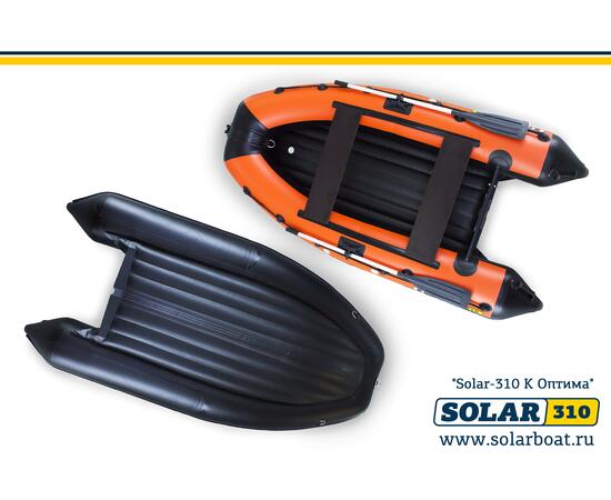 Лодка надувная моторная solar-310 к (оптима) Оранжевый, фото , изображение 3
