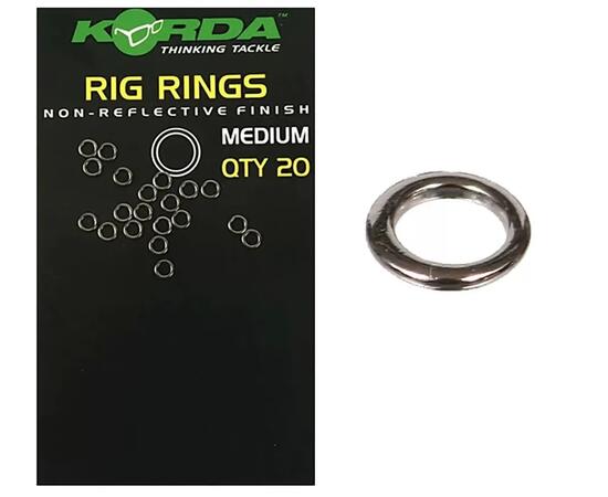 Кольцо стальное KORDA Rig Ring medium, Размер: Medium, фото , изображение 2