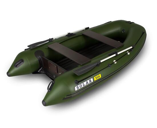 Лодка надувная моторная solar-310 к (оптима) Зеленый, фото , изображение 2