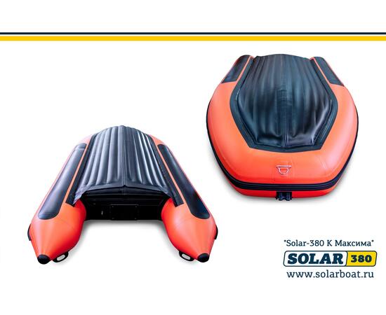 Лодка надувная моторная solar-380 к (максима) Оранжевый, фото , изображение 5