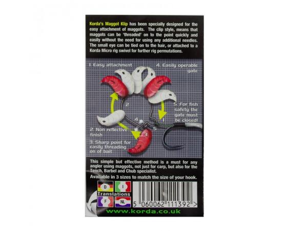 Клипса для опарыша KORDA Maggot Klip small, фото , изображение 3