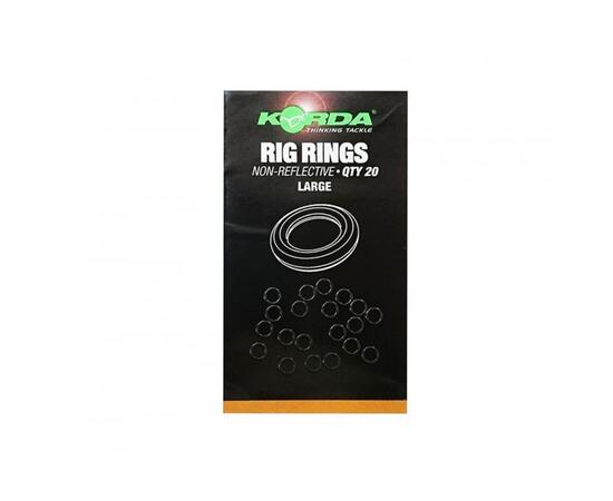 Кольцо стальное KORDA Rig Ring Large, Размер: Large, фото 