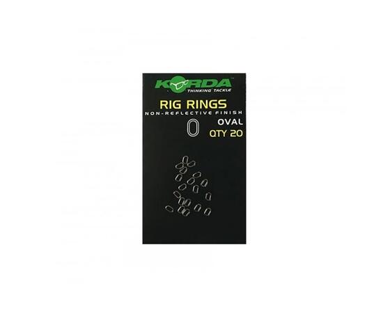 Кольцо стальное овальное KORDA Rig Ring Large Oval, фото 