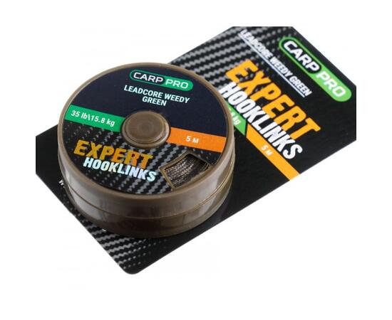 Ледкор CARP PRO 35LB цвет зеленый 5м, Цвет: зеленый, Разрывная нагрузка: 35, Длина, см: 500, фото , изображение 2