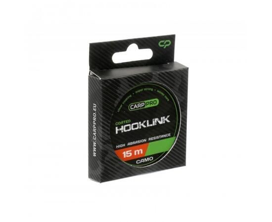 Поводковый в оболочке CARP PRO Soft Coated Hooklink Camo 15 LB 15m, Разрывная нагрузка: 15 lb, фото , изображение 2