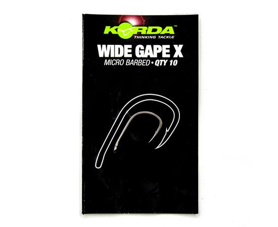 Крючок KORDA Wide Gape-X №8, Размер: №8, фото 
