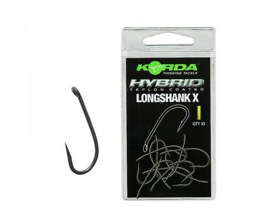 Крючок KORDA Long Shank-X №8, Размер: №8, фото 