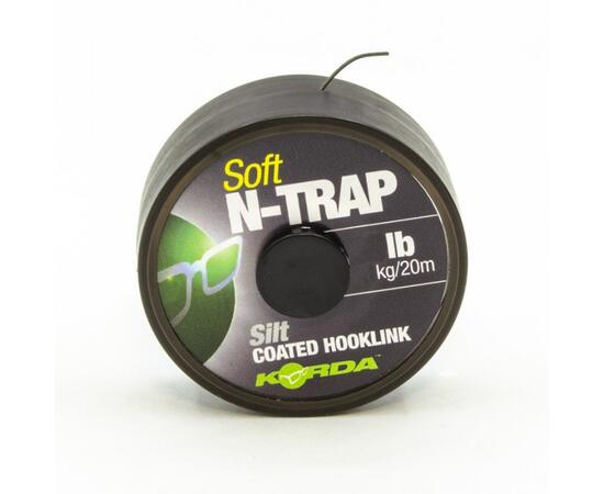 Поводковый материал KORDA N-Trap Soft Silt 30lb 20м, Разрывная нагрузка: 30 lb, фото 