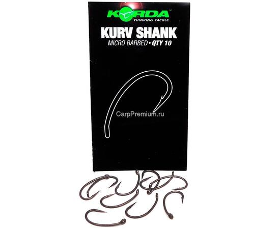 Крючок KORDA Kurv Shank №6, Размер: №6, фото 
