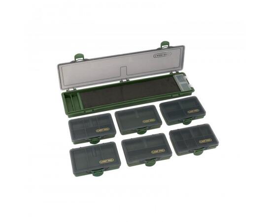 Коробка карповая CARP PRO большая компл 6 коробок с поводочницей, фото , изображение 4