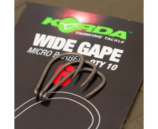 Крючок KORDA Wide Gape №8, Размер: №8, фото 