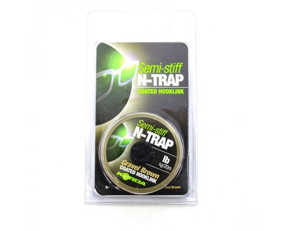 Поводковый материал KORDA N-Trap Semi-stiff 15lb Gravel, фото 