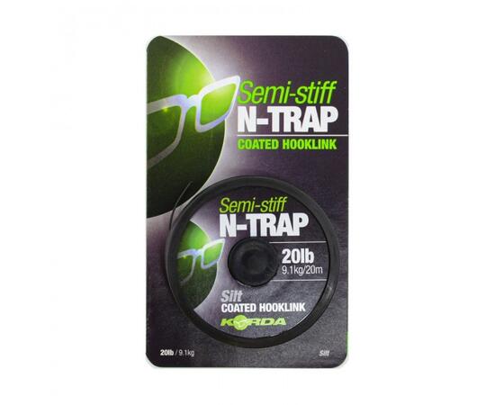 Поводковый материал KORDA N-Trap Semi-stiff 20lb Silt, фото 