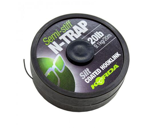 Поводковый материал KORDA N-Trap Semi-stiff 20lb Silt, фото , изображение 2