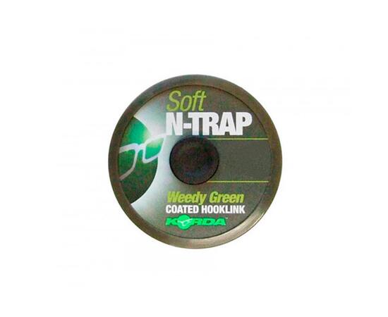 Поводковый материал KORDA N-Trap Soft Weedy Green 30lb 20м, фото 
