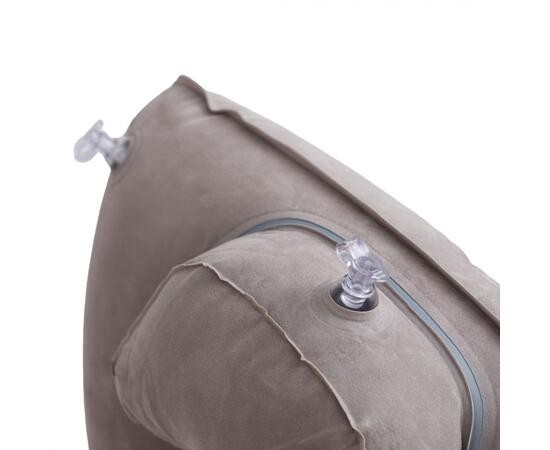 Надувная подушка под шею Tramp Lite Comfort TLA-008 (серый), фото , изображение 8