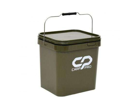 Вeдро прямоугольное CARP PRO с крышкой 17л, фото 