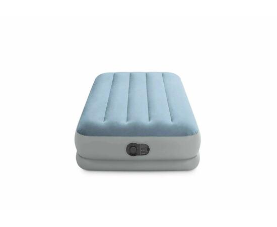 64157 Надувная кровать 191х99х36 см Intex Dura Beam Comfort + встроенный насос USB, фото 