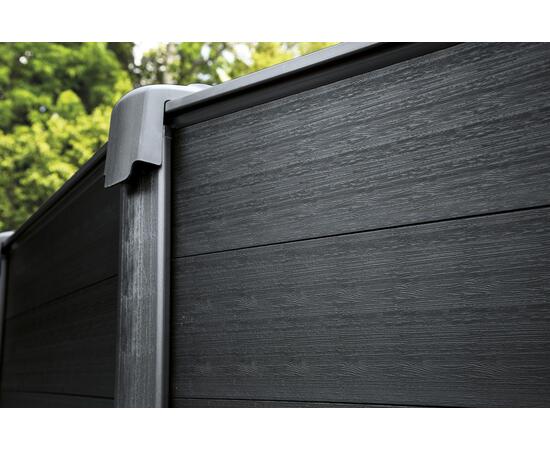 26384 Каркасный бассейн Graphite Gray 478 х 124 см, песчаный фильтр-насос, лестница, тент, подстилка, фото , изображение 7