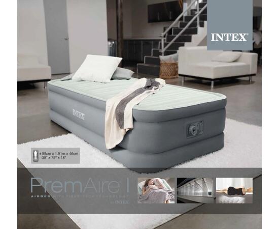 64902 Надувная кровать Premaire Elevated Airbed 99х191х46см, встроенный насос 220V, фото , изображение 6