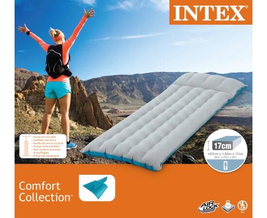 67997 Надувной матрас Camping Mat 67х184х17см, фото , изображение 4
