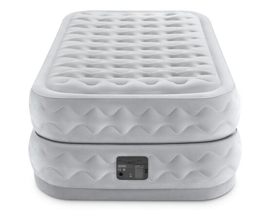 64488 Надувная кровать Supreme Air-flow Bed 99х191х51см, встроенный насос 220V, фото , изображение 3