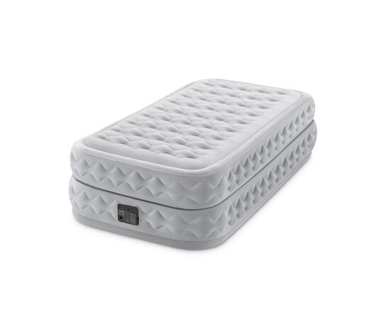 64488 Надувная кровать Supreme Air-flow Bed 99х191х51см, встроенный насос 220V, фото , изображение 4